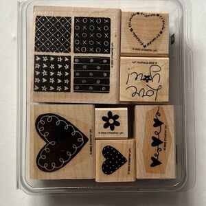 Stampin’ Up Loving Hearts Wood Stamp Set